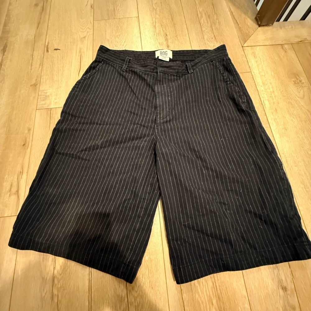 BDG Men's Dark Pinstripe Shorts